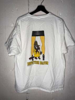 Vintage 2003 Beaver Liquors 'Inspecther Beaver' Humor Graphic T-Shirt